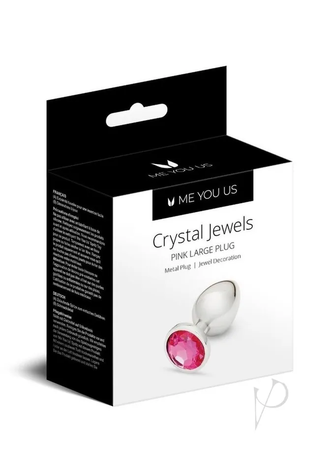 Me You Us Vibrators ME YOU US Crystal Jewels Large Pink