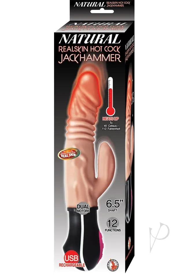 Natural Female Sex Toys Natural Realskin Hot Cock Jackhammer Rechargeable Warming Rabbit Vibrator Vanilla Natural Female Sex Toys Natural Realskin Hot Cock Jackhammer Rechargeable Warming Rabbit Vibrator Vanilla