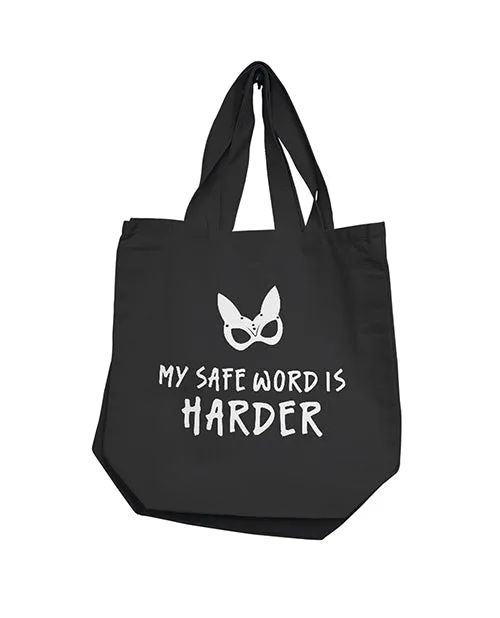 Nobu Anal Nobu My Safe Word Is Harder Reusable Tote Black