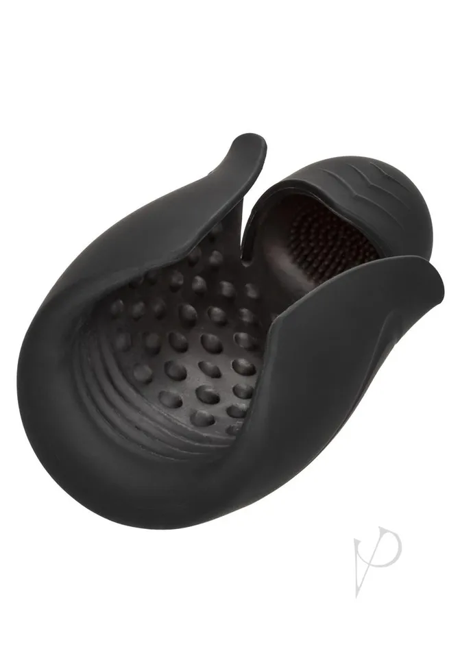 Optimum Power Male Sex Toys Optimum Power Elite Pro Stroker Silicone Rechargeable Masturbator Black