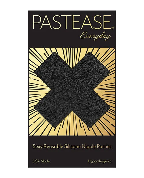 Pastease Reusable Luxury Suede Cross Black OS Pastease Anal