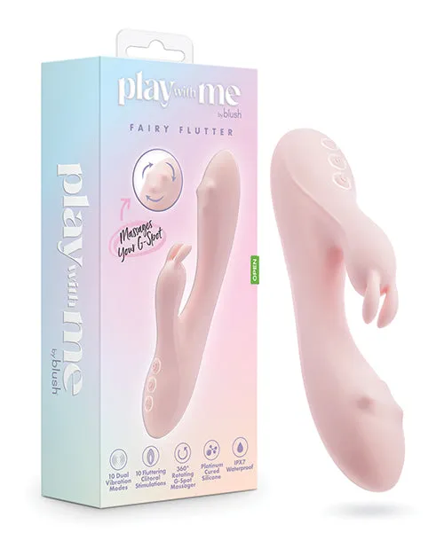 Play with Me Fairy Flutter Rechargeable Silicone Rabbit Vibrator Pink Play With Me By Blush Female Sex Toys Play with Me Fairy Flutter Rechargeable Silicone Rabbit Vibrator Pink Play With Me By Blush Female Sex Toys