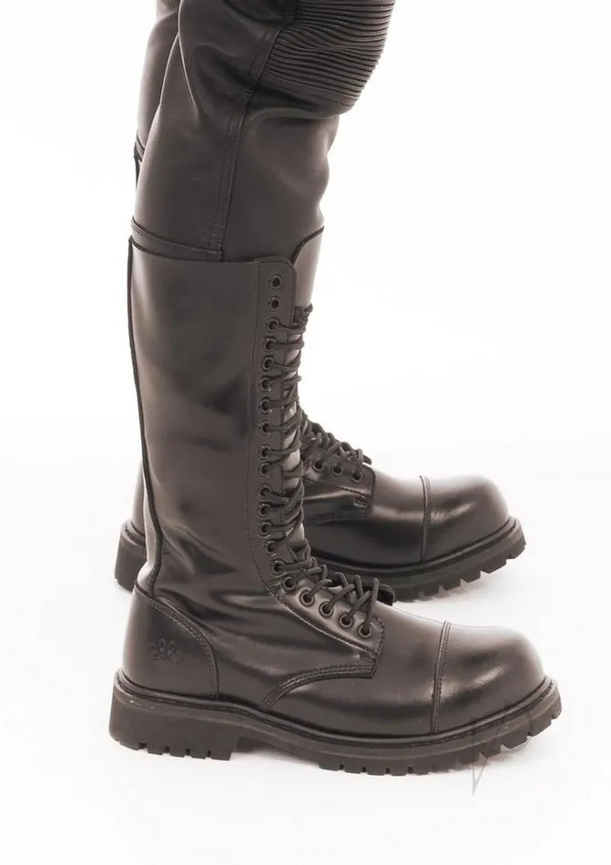 Prowler Red Anal Prowler RED 20 Hole Boot UK 9 Black