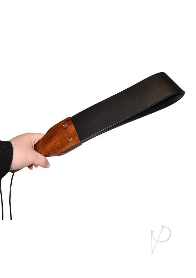 Prowler Red Restraints Prowler RED Leather and Wood Flapper Paddle BlackBrown Prowler Red Restraints Prowler RED Leather and Wood Flapper Paddle BlackBrown