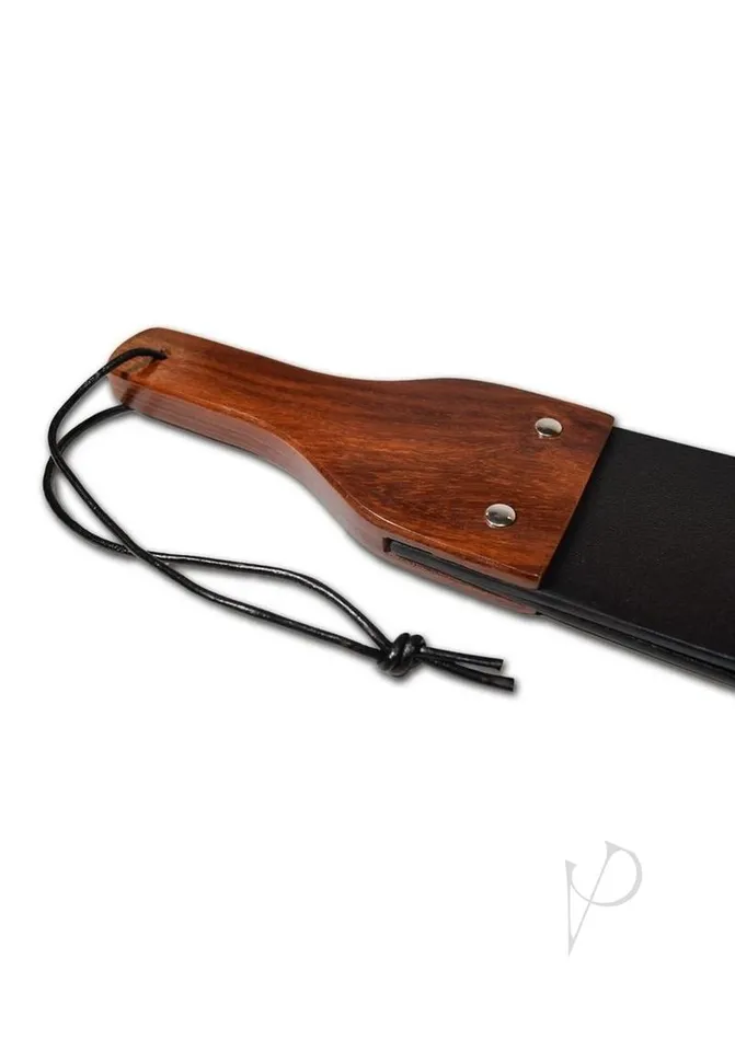 Prowler Red Restraints Prowler RED Leather and Wood Flapper Paddle BlackBrown Prowler Red Restraints Prowler RED Leather and Wood Flapper Paddle BlackBrown