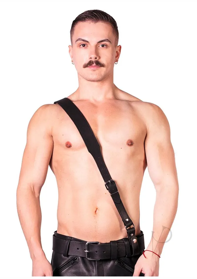 Prowler RED Sam Browne Belt Large Black Prowler Red Anal