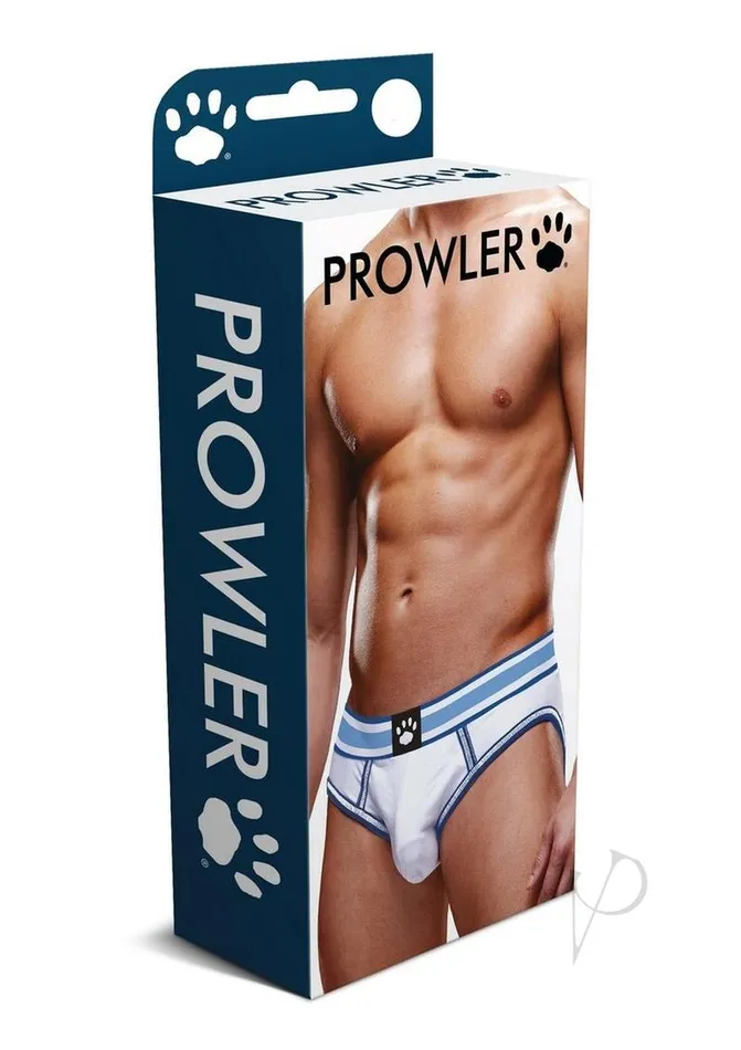 Prowler WhiteBlue Open Brief Medium Prowler Vibrators