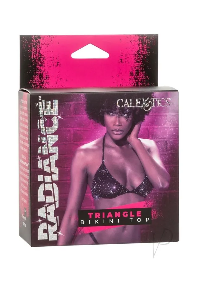 Radiance Anal Radiance Triangle Bikini Top OS Black