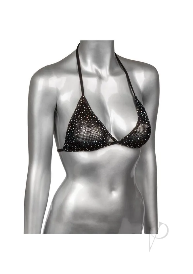 Radiance Anal Radiance Triangle Bikini Top OS Black
