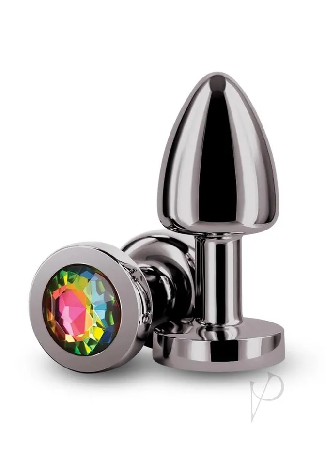 Rear Assets Anal Rear Assets Aluminum Anal Plug Petite GunmetalRainbow Rear Assets Anal Rear Assets Aluminum Anal Plug Petite GunmetalRainbow