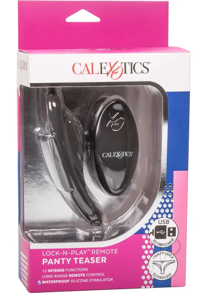 Remote Controlled Vibes Female Sex Toys LockNPlay Remote Panty Teaser Rechargeable Silicone Panty Vibe with Remote Control Black Remote Controlled Vibes Female Sex Toys LockNPlay Remote Panty Teaser Rechargeable Silicone Panty Vibe with Remote Control Black