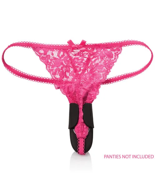 Remote Controlled Vibes Female Sex Toys LockNPlay Remote Panty Teaser Rechargeable Silicone Panty Vibe with Remote Control Black