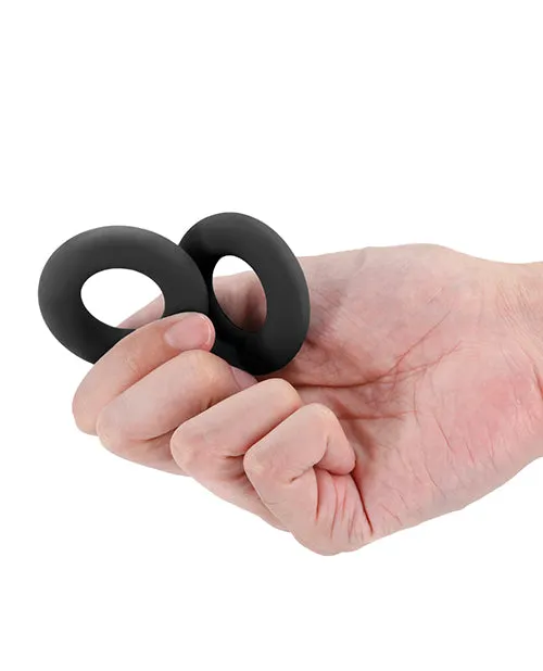 Renegade Erectus Silicone Cock Ring Black Renegade Male Sex Toys