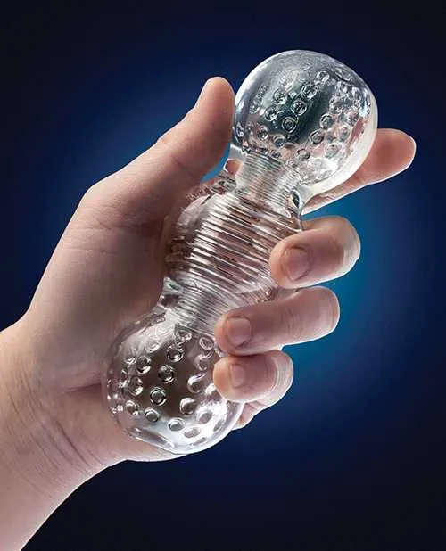 Rize Male Sex Toys Rize Feelz Dual End Masturbator Clear