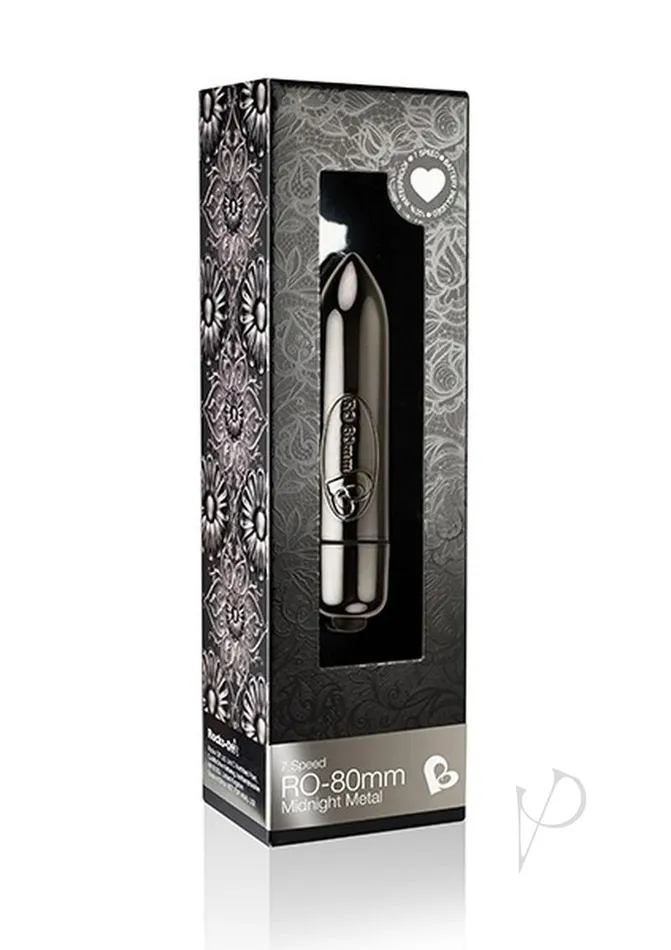 Rocks Off Female Sex Toys RO 80mm Sir Luvalot Be My Knight Bullet Vibrator Gunmetal Rocks Off Female Sex Toys RO 80mm Sir Luvalot Be My Knight Bullet Vibrator Gunmetal