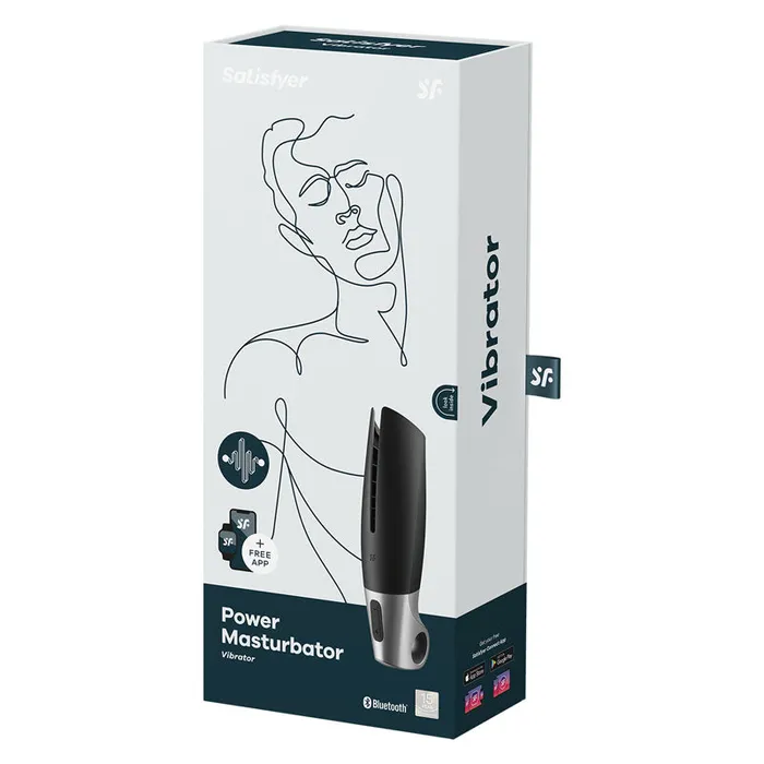 Satisfyer Satisfyer Power App Controlled Vibrating Masturbator Male Sex Toys