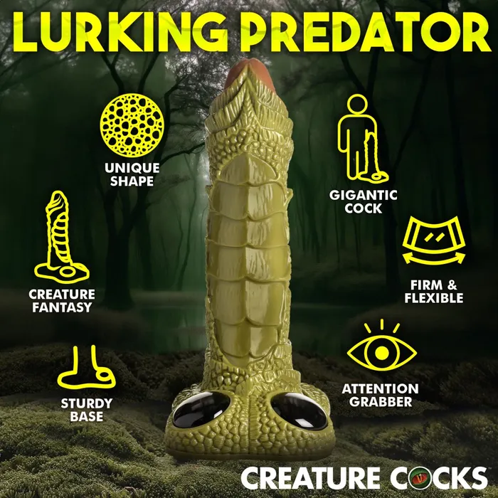 Scaly Swamp Monster 3 Foot Giant Dildo Creature Cocks Dildos