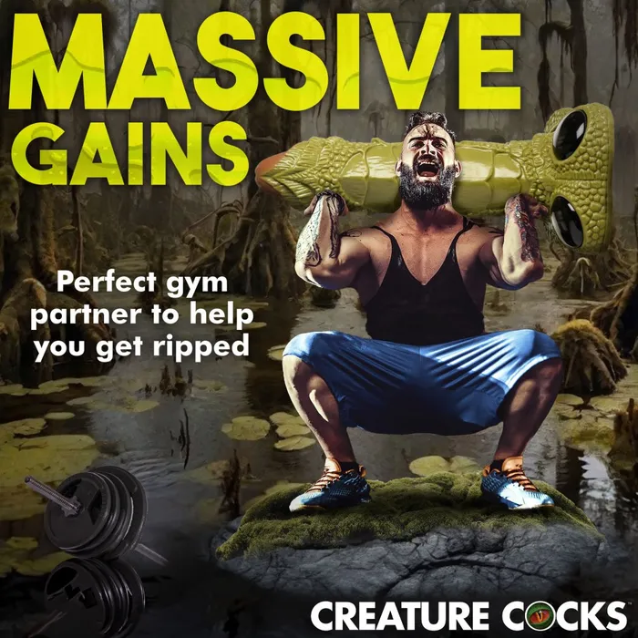 Scaly Swamp Monster 3 Foot Giant Dildo Creature Cocks Dildos