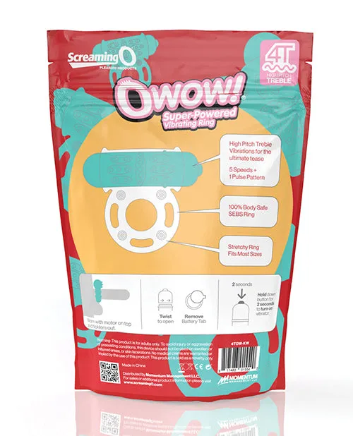 Screaming O 4T O Wow Vibrating Ring Kiwi Screaming O Male Sex Toys Screaming O 4T O Wow Vibrating Ring Kiwi Screaming O Male Sex Toys
