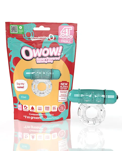 Screaming O 4T O Wow Vibrating Ring Kiwi Screaming O Male Sex Toys Screaming O 4T O Wow Vibrating Ring Kiwi Screaming O Male Sex Toys