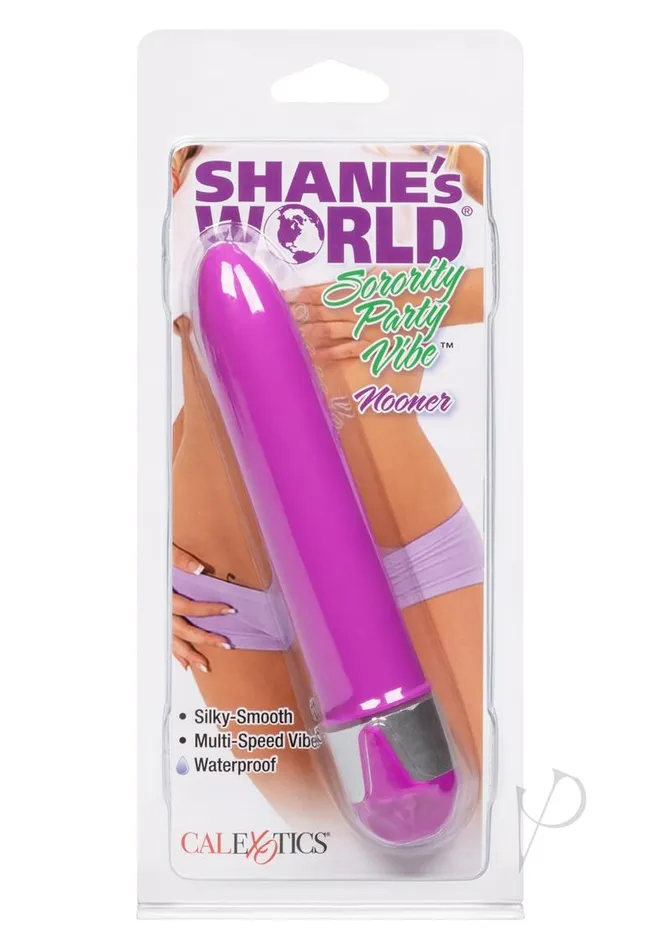 Shanes World Sorority Party Vibe Nooner Vibrator Purple Shanes World Vibrators