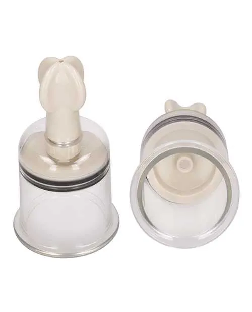 Shots Pumped Nipple Suctions Set Large Clear Pumped Dildos Shots Pumped Nipple Suctions Set Large Clear Pumped Dildos