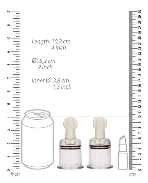 Shots Pumped Nipple Suctions Set Large Clear Pumped Dildos Shots Pumped Nipple Suctions Set Large Clear Pumped Dildos