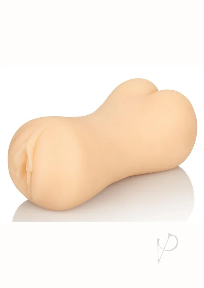 Stroke It Realistic Dual Ended Stroker Pussy and Ass Vanilla Stroke It Male Sex Toys