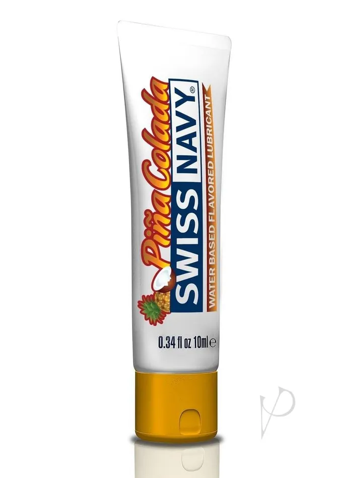 Swiss Navy Pina Colada Flavored Water Based Lubricant 10ml Swiss Navy Lubricants Swiss Navy Pina Colada Flavored Water Based Lubricant 10ml Swiss Navy Lubricants