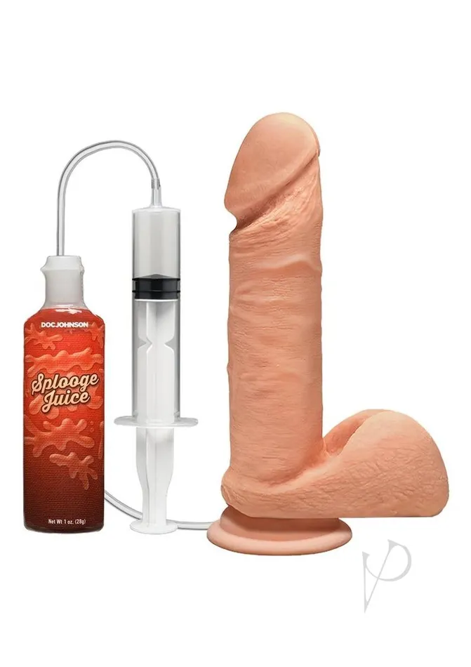 The D Perfect D Ultraskyn Squirting Dildo 7in Vanilla The D Dildos The D Perfect D Ultraskyn Squirting Dildo 7in Vanilla The D Dildos