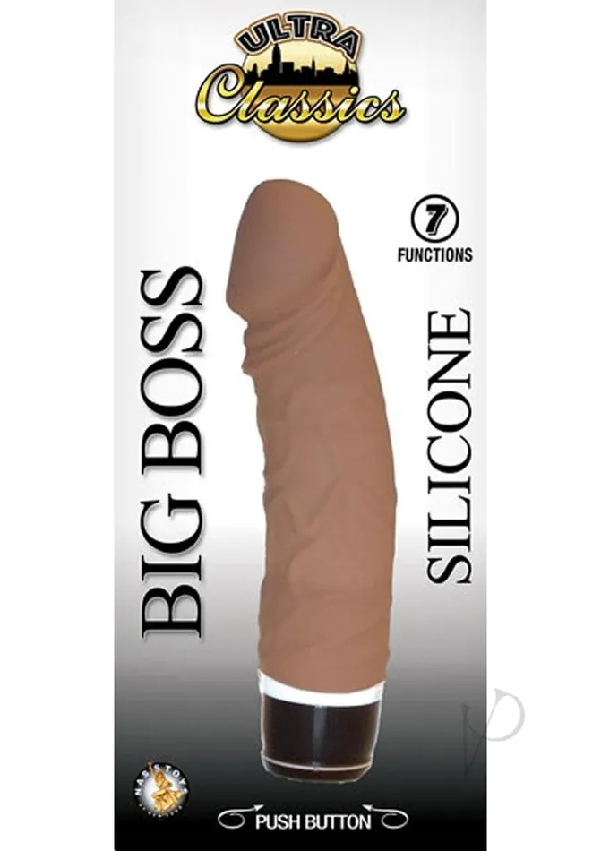 Timeless Ultra Classics Female Sex Toys Ultra Classics Big Boss Silicone Vibrating Dildo Chocolate Timeless Ultra Classics Female Sex Toys Ultra Classics Big Boss Silicone Vibrating Dildo Chocolate