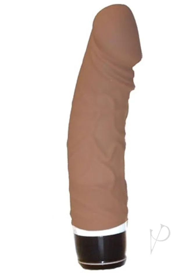 Timeless Ultra Classics Female Sex Toys Ultra Classics Big Boss Silicone Vibrating Dildo Chocolate