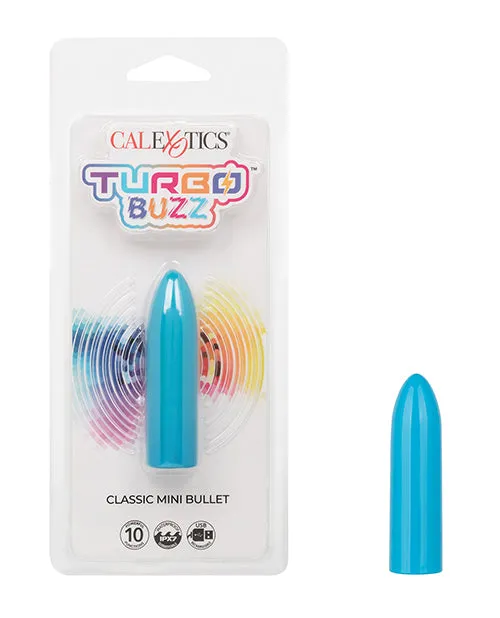 Turbo Buzz Classic Rechargeable Mini Bullet Blue Turbo Buzz Vibrators