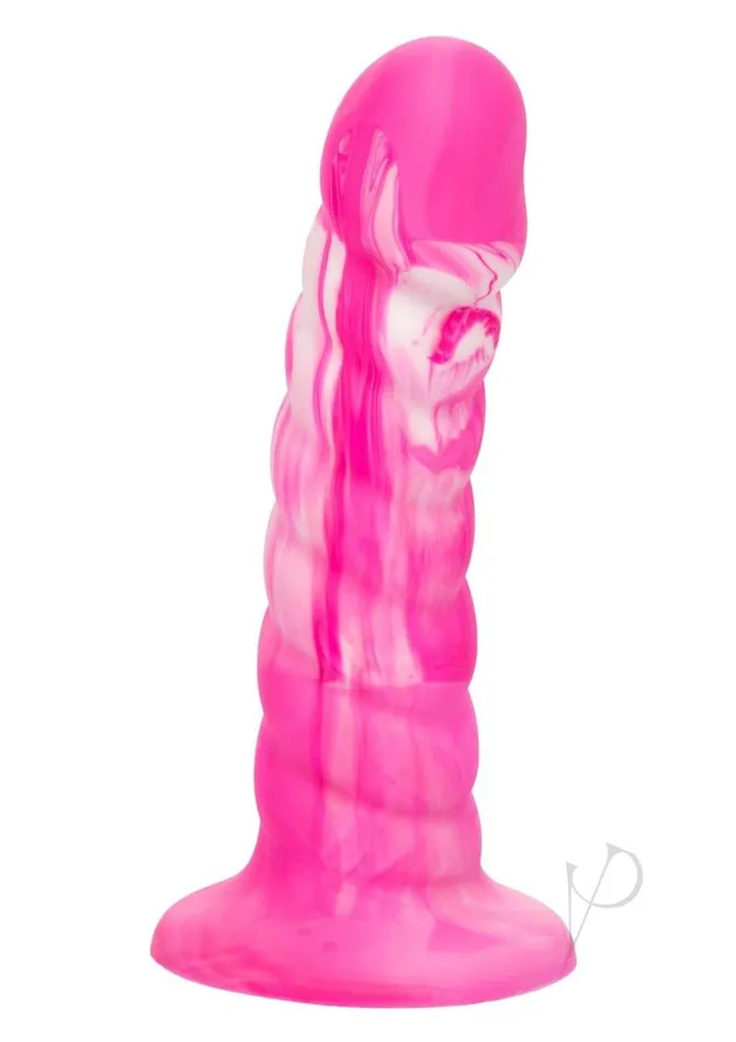 Twisted Love Anal Twisted Love Twisted Ribbed Probe Silicone Anal Probe Pink