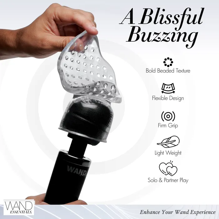 VibraStroke Masturbator Wand Attachment Wand Essentials Male Sex Toys
