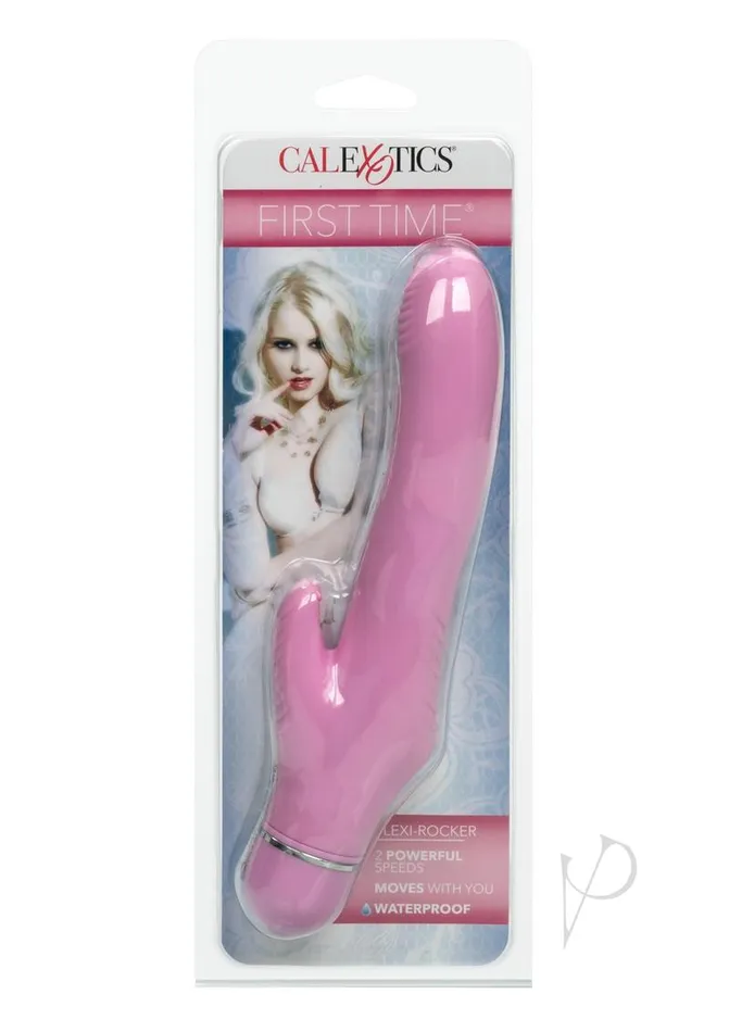 Vibrators First Time First Time Flexi Rocker Rabbit Vibrator Pink