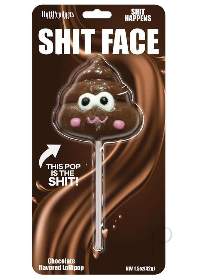 Vibrators Hott Products Shit Face Chocolate Flavored Poop Pop