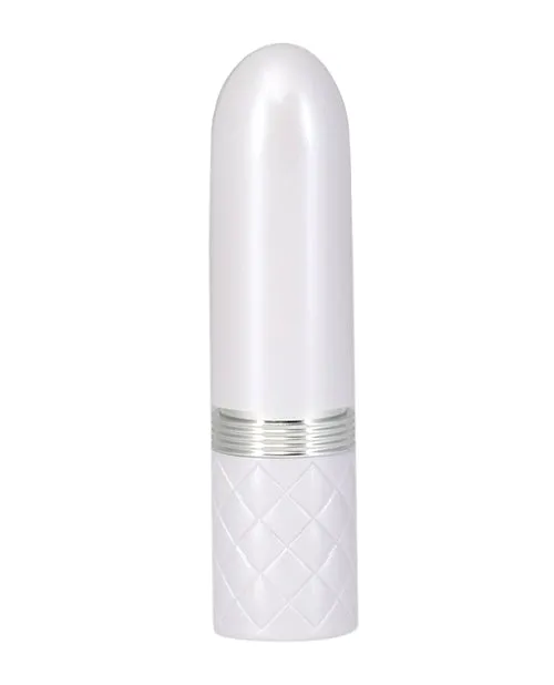 Vibrators Pillow Talk Lusty Luxurious Rechargeable Silicone Flickering Massager TealWhite Pillowtalk