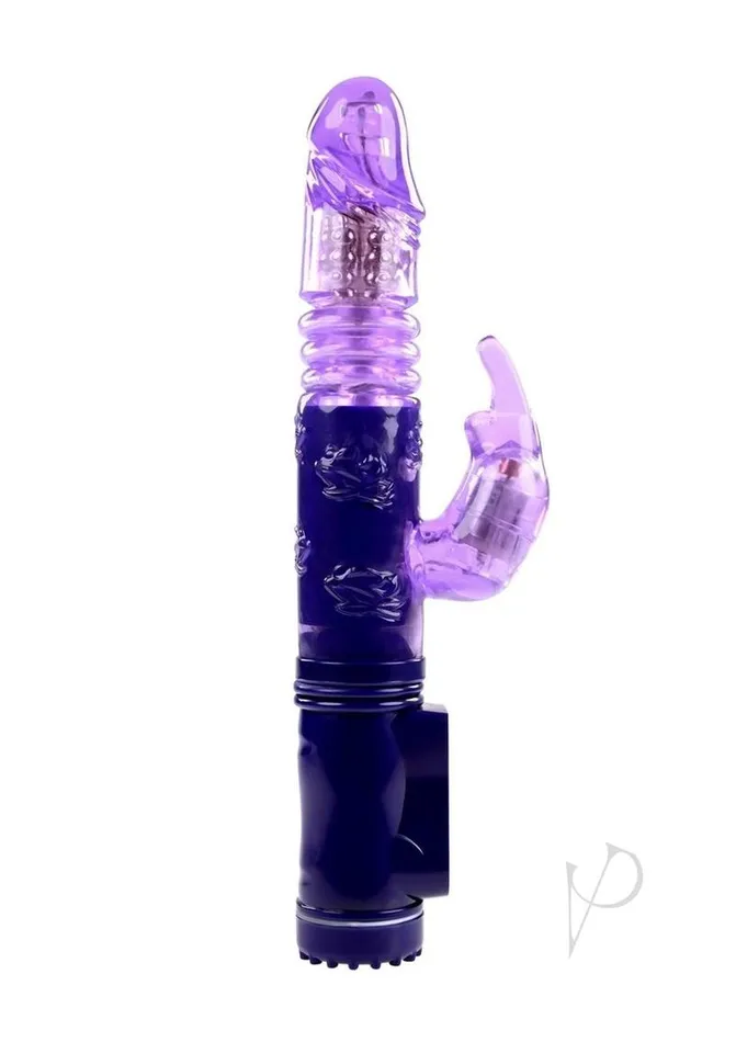 Vibrators Selopa Selopas Bunny Thruster Rechargeable Rabbit Vibrator Purple