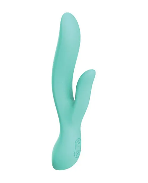 Vibrators Wild Pop Vibe Wild Pop Vibe Molly Rabbit Dual Vibrator Aqua