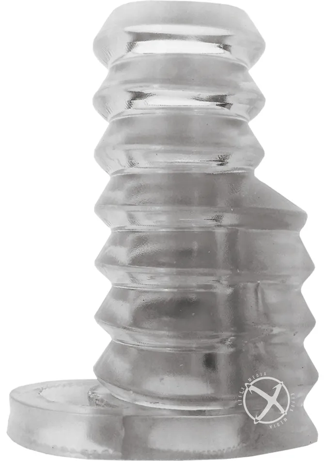 Wet Dreams Female Sex Toys Thick Boy Vibrating Pleasure Sleeve with Turbo Motor Waterproof Clear