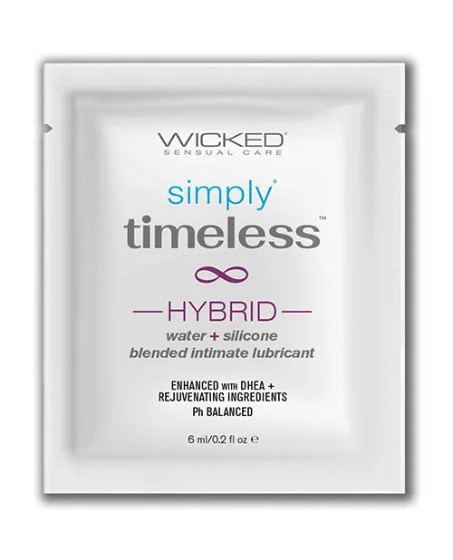 Wicked Sensual Care Wicked Sensual Care Simply Timeless Hybrid Water Silicone Lubricant 2 oz Lubricants Wicked Sensual Care Wicked Sensual Care Simply Timeless Hybrid Water Silicone Lubricant 2 oz Lubricants
