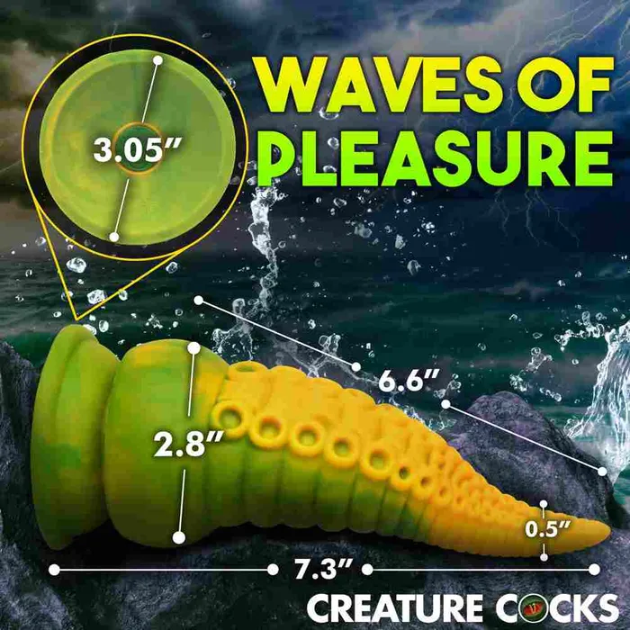 Wild Night Fantasies Dildos Creature Cocks Monstropus 20 Vibrating Tentacled Monster Silicone Dildo