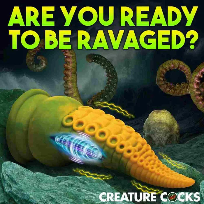 Wild Night Fantasies Dildos Creature Cocks Monstropus 20 Vibrating Tentacled Monster Silicone Dildo