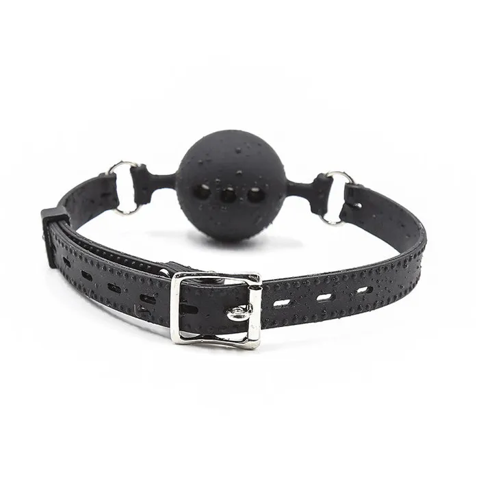 Wild Night Fantasies Male Sex Toys Leather Silicone Gag Ball