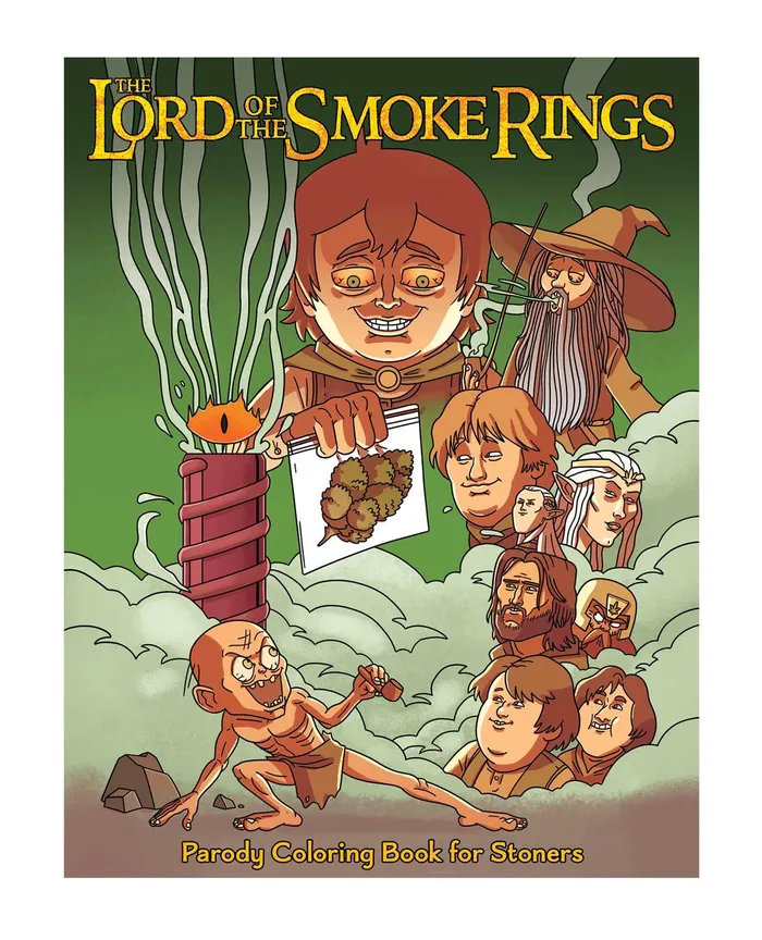 Wood Rocket Dildos Wood Rocket The Lord of the Smoke Rings Coloring Book