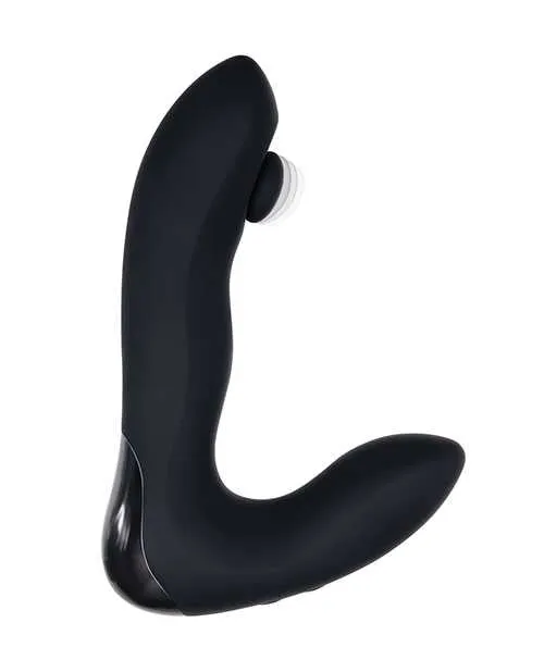 Zero Tolerance Tap It Silicone Rechargeable Prostate Massager with Remote Control Black Zero Tolerance Anal