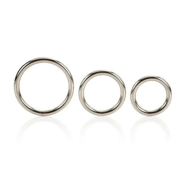 Anal CalExotics Silver Ring Set