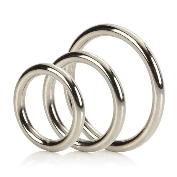 Anal CalExotics Silver Ring Set