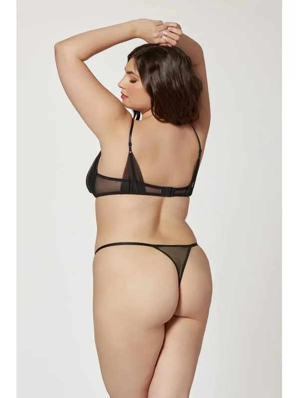 Anal Seven Til Midnight Two Piece Mesh and Rhinestone Bra And Panty Set 11561X BLACK 3X4X H Anal Seven Til Midnight Two Piece Mesh and Rhinestone Bra And Panty Set 11561X BLACK 3X4X H